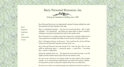 Desktop Screenshot of barrypersonnel.com