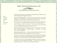 Tablet Screenshot of barrypersonnel.com